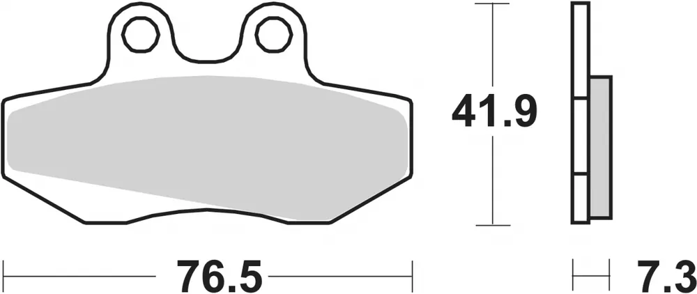 Koop Online SBS - 148CT BRAKE PADS ORGANIC - Brake Pads - Geschikt voor scooters