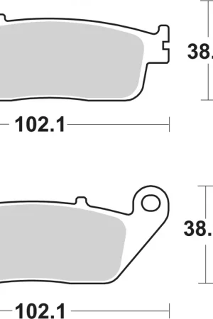 SBS - 212HF - Brake Pads - Organisch Bestel Nu