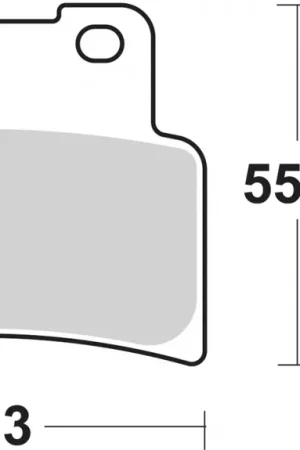 SBS - 214CT BRAKE PADS ORGANIC - Brake Pads - Voor scooters Uitverkoop