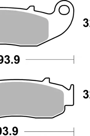 Direct Beschikbaar SBS - 217CT BRAKE PADS ORGANIC - Brake Pads - STREET