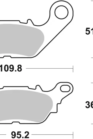 Must-Have SBS - 227HF BRAKE PADS ORGANIC - Brake Pads - STREET