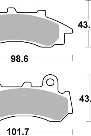 SBS - 233MS - Brake Pads - Scooter Luxe