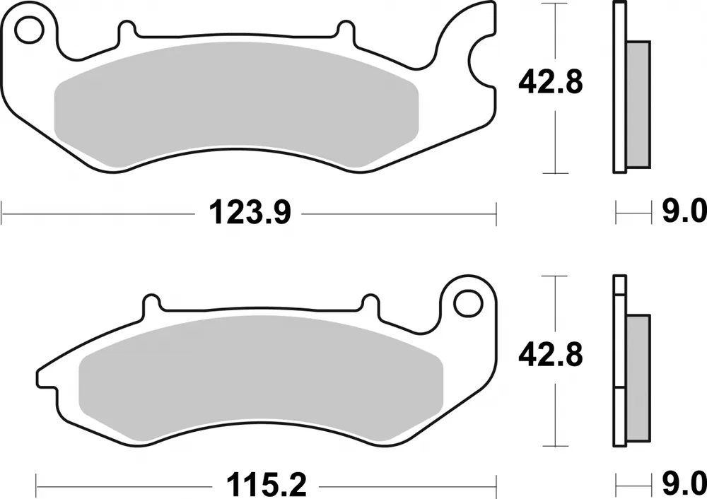 SBS - 234CT - Brake Pads - Geschikt voor scooters Korting