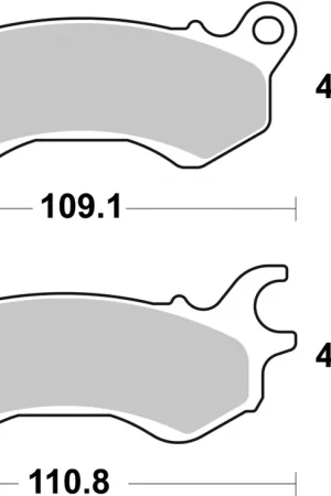 SBS - 235CT - Brake Pads - Voor scooters Nieuw Model