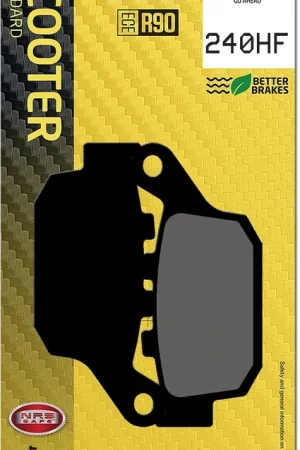 SBS - 240HF BRAKE PADS ORGANIC - Brake Pads - STREET Garantie Inbegrepen