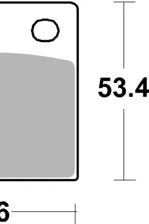 SBS - 506H.HF - Brake Pads - Organic Nieuwe Collectie