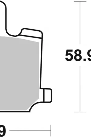 SBS - 535HF - Brake Pads - Organic Street Premium
