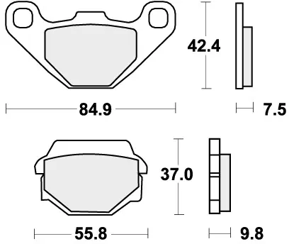 SBS - 586RSI - Brake Pads - Off Road Racing Bestseller