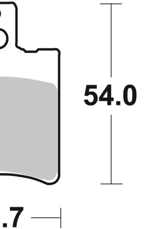 SBS - 667HF - Brake Pads - Organic Op = Op