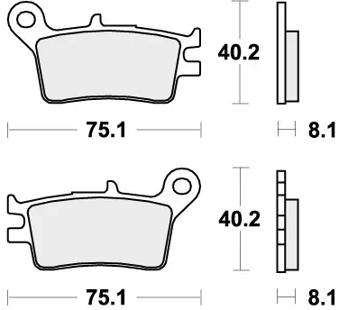 SBS - 629SI - Brake Pads - Off Road Merkproduct