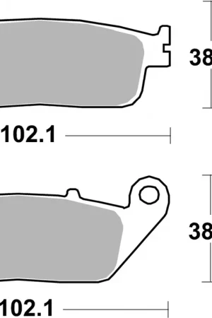 Luxe SBS - 700LS BRAKE PADS SINTER - Brake Pads - STREET