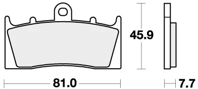 Gratis Retour SBS - 743HS - Brake Pads - Sinter