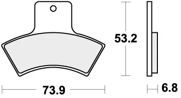 Handgemaakt SBS - 755RSI BRAKE PADS SINTER RACING - Brake Pads - OFF ROAD RACING