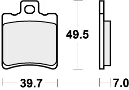 Wereldwijde Verzending SBS - 771HS BRAKE PADS SINTER - Brake Pads - STREET