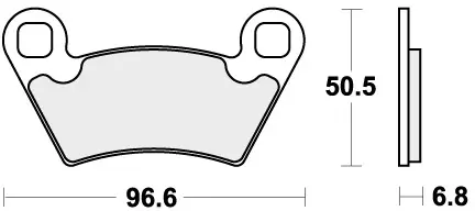 SBS - 800RSI - Brake Pads - Off Road Racing Express Levering