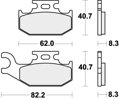 Origineel SBS - 836RSI - Brake Pads - Off Road Racing