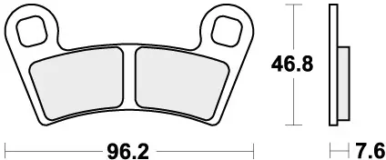 SBS - 898RSI - Brake Pads - Off Road Racing Beste Prijs