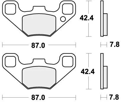 Gratis Retour SBS - 905RSI - Brake Pads - Sinter Racing