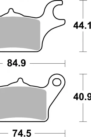 Flitsaanbieding SBS - 925HF - Brake Pads - Organic