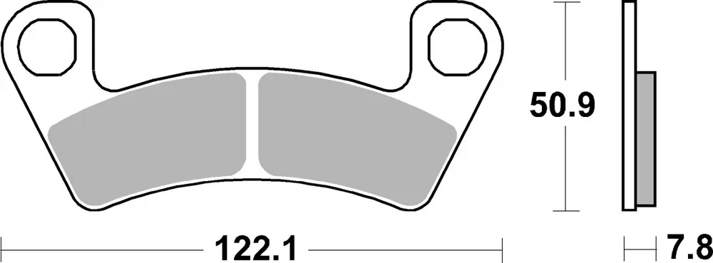 SBS - 946ATS - Brake Pads - Off Road Origineel