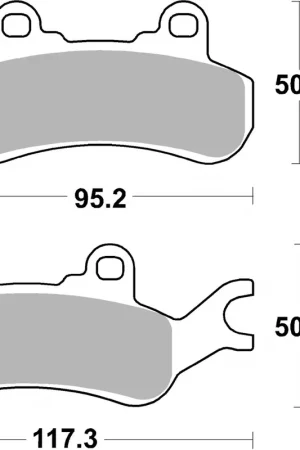 Plaats Bestelling SBS - 957PSI BRAKE PAD SINTER EVO - Brake Pads - Hoogwaardige remkracht