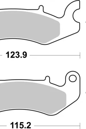 Origineel SBS - 968HF - Brake Pads - Organic
