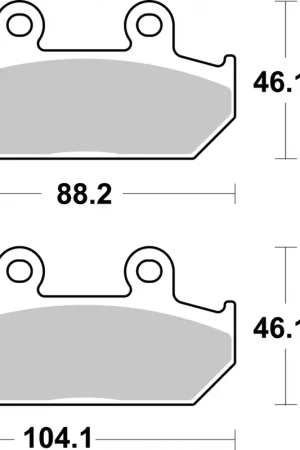 Gecertificeerd SBS - 972PSI BRAKE PADS SINTER - Brake Pads - SINTER