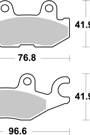 Betaalbaar SBS - 973SI BRAKE PADS SINTER - Brake Pads - SINTER
