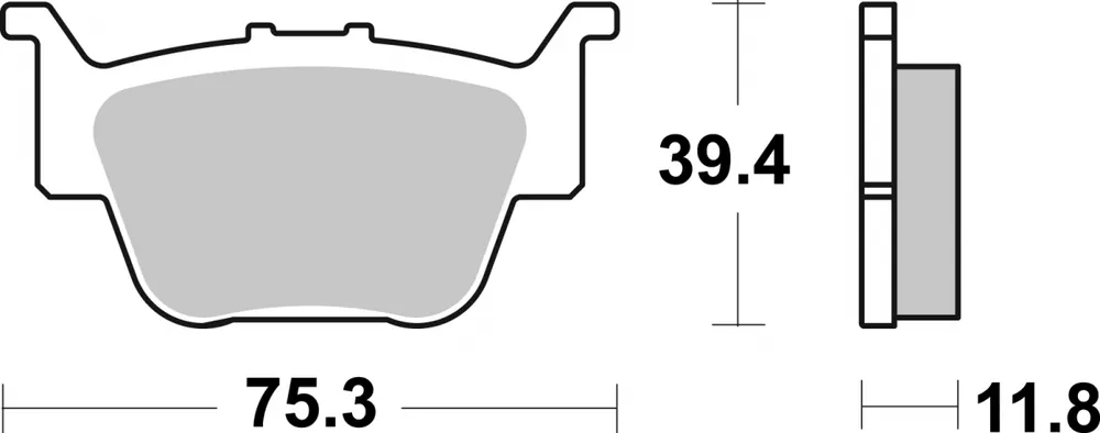 SBS - 976PSI BRAKE PADS SINTER - Brake Pads - Sinter Gratis Retour