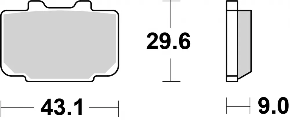 SBS - 990DS-1 - Brake Pads - Sinter Racing Voordeelprijs