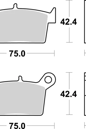 SBS - 998HF - Brake Pads - Organic - STREET Merkproduct