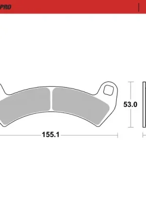 MOTO MASTER - 081011 - Brake Pads - Sinter Racing Origineel