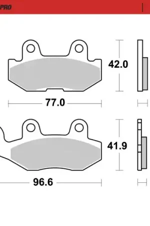MOTO MASTER - 081511 - Brake Pads - Sinter Racing Superprijs