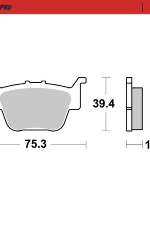 MOTO MASTER - 081711 - Brake Pads - Sinter Racing Wereldwijde Verzending