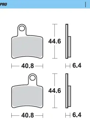 Luxe MOTO MASTER - 099312 - Brake Pads - Sinter Racing GP