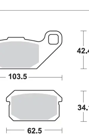 Luxe MOTO MASTER - 099621 - Brake Pads - Sinter Nitro