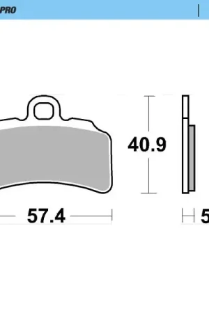 Must-Have MOTO MASTER - 099712 - Brake Pads - SINTER RACING GP