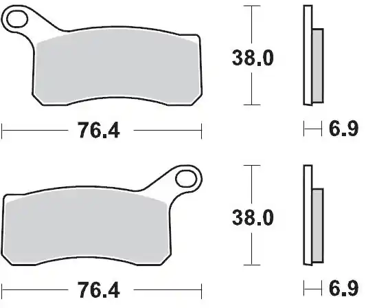 MOTO MASTER - 096521 - Brake Pads - Off Road Actieprijs