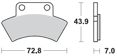 MOTO MASTER - 097621 - Brake Pads - SINTER NITRO Off Road Speciale Aanbieding