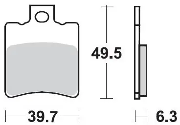 MOTO MASTER - 097821 - Brake Pads - Off Road Sinter Nitro Budget