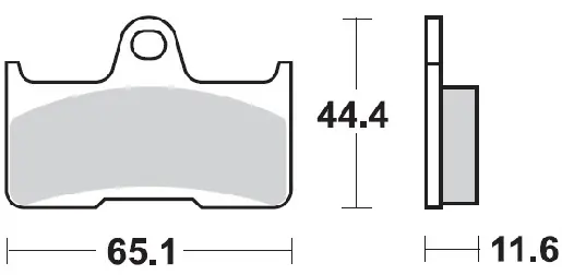 Authentiek MOTO MASTER - 098121 - Brake Pads - Off Road