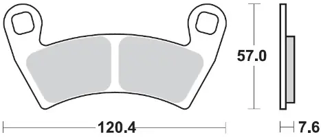 MOTO MASTER - 098421 - Brake Pads - SINTER NITRO Off Road Beste Prijs