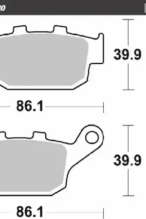 MOTO MASTER - 407704 - Brake Pads - Roadpro Ceramic Budget