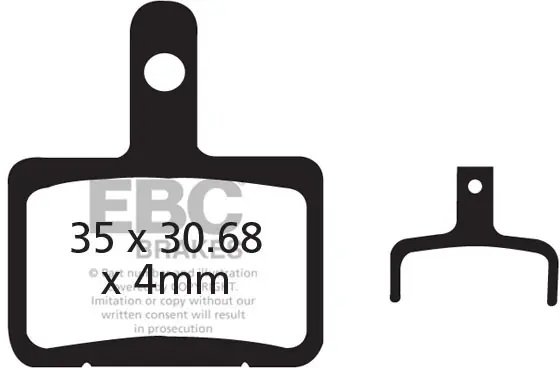 EBC - CFA327 - Brake Pads - Green Trekking Formula Op = Op