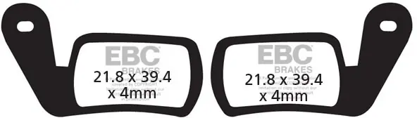 Hete Deal EBC - CFA360 X-COUNTRY MTB BRAKE PADS - Brake Pads - Geschikt voor mountainbikes