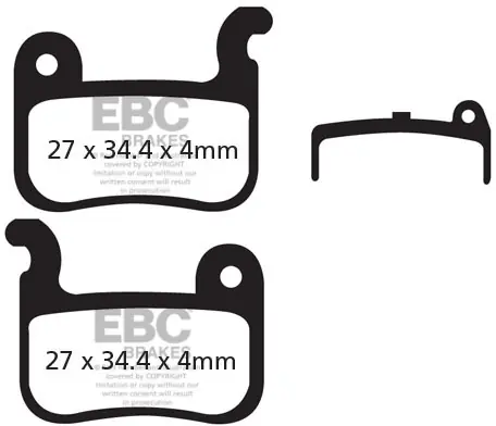 EBC - CFA370 GREEN TREKKING FORMULA MTB PADS - Brake Pads - Geschikt voor mountainbikes Korting