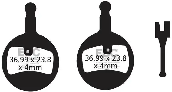 Gecertificeerd EBC - CFA439 - Brake Pads - Trekking Formula