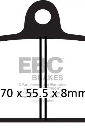 Nieuwe Collectie EBC - EPFA145HH - Brake Pads - Extreme Pro HH