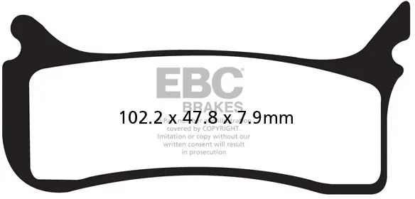Goedkoop EBC - EPFA406HH - Brake Pads - Extreme Pro HH