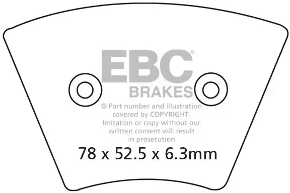 EBC - FA026 - Brake Pads - Organisch Beperkt Aanbod